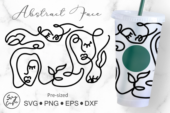 24oz Venti Cold Cup Abstract Designs