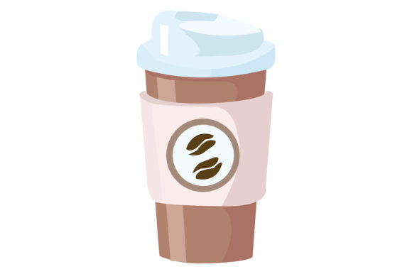 Coffee Cup Flat Design Illustration: Graphics and Illustrations for Real Projects
