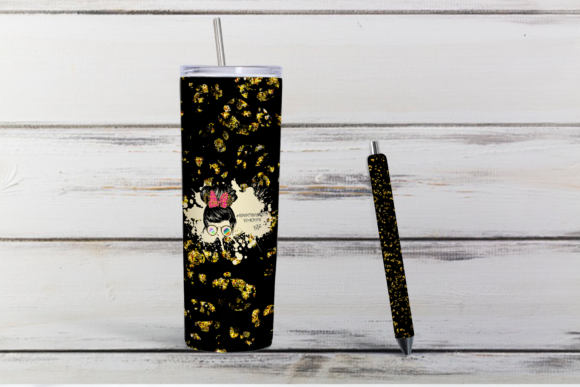 Skinny Tumbler 20oz Design and Pen Wrap: Graphic Templates for Digital Sellers