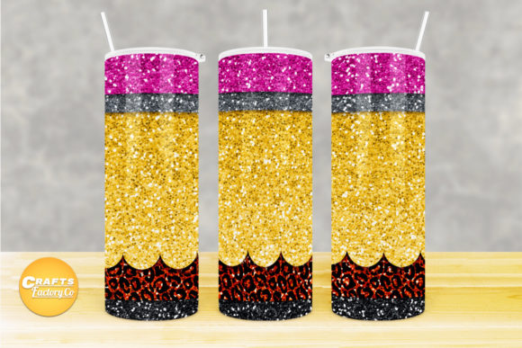 Skinny Tumbler Pencil Glitter No.2: Graphics & Crafts