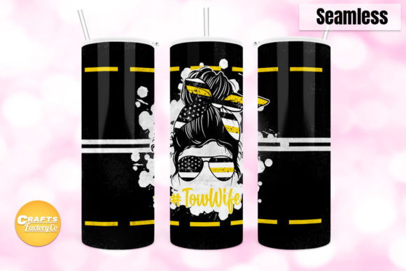 Tow Wife 20oz Skinny Tumbler Sublimation Graphics